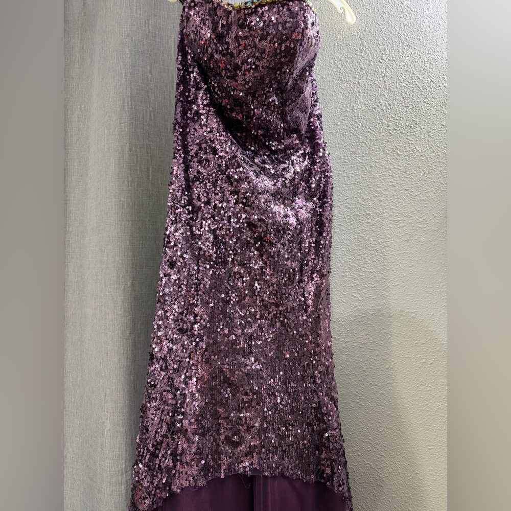 Lavender Sequin Maxi Dress